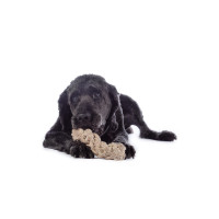 Brinquedo para cão Buddy Knot Bone HKM Natural Castanho