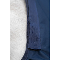 Capa de exterior HKM Kombi com sistema de 2 clipes Azul escuro Capa de exterior HKM Kombi com sistema de 2 clipes Azul escuro