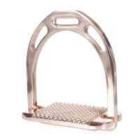 Estribos de alumínio Space HKM 1 par Ouro rosa