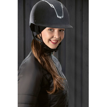 Gorro de lã polar e tecido em rede HKM Gorro de lã polar e tecido em rede HKM