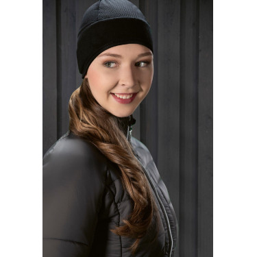 Gorro de lã polar e tecido em rede HKM Gorro de lã polar e tecido em rede HKM