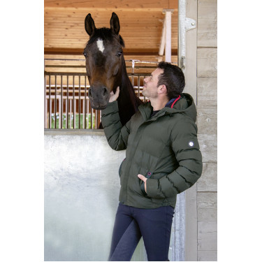 Casaco acolchoado masculino Hamburg HKM Casaco acolchoado masculino Hamburg HKM