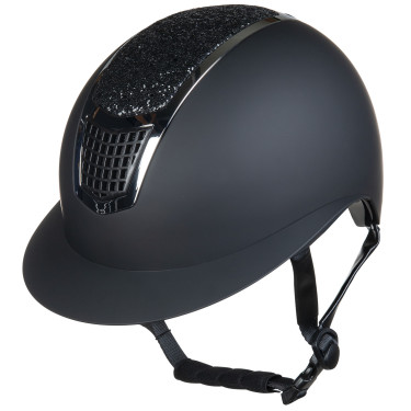 Capacete Glamour Shield HKM Preto / preto Capacete Glamour Shield HKM Preto / preto