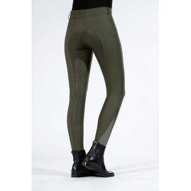 Calça Lea com fundo integral em silicone HKM Calça Lea com fundo integral em silicone HKM