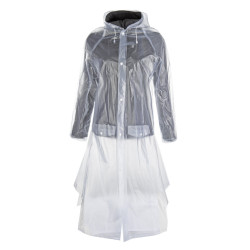 Capa de chuva transparente com abertura nas costas HKM Capa de chuva transparente com abertura nas costas HKM