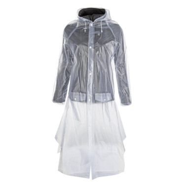 Capa de chuva transparente com abertura nas costas HKM Capa de chuva transparente com abertura nas costas HKM
