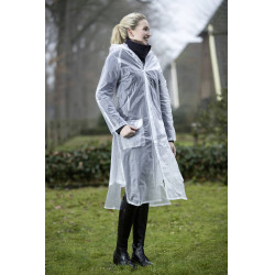 Capa de chuva transparente com abertura nas costas HKM Capa de chuva transparente com abertura nas costas HKM