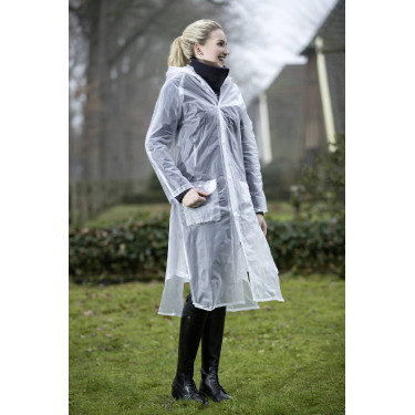 Capa de chuva transparente com abertura nas costas HKM Capa de chuva transparente com abertura nas costas HKM