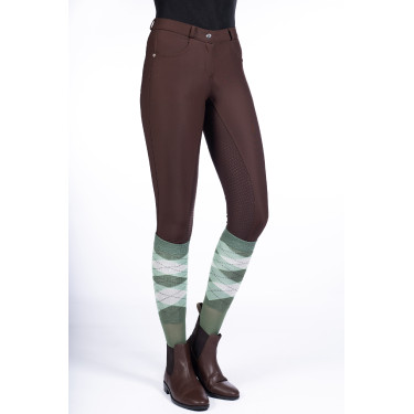 Calça Luna com assento completo em silicone HKM Calça Luna com assento completo em silicone HKM
