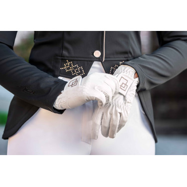 Handschoenen Competition HKM Branco / rosa