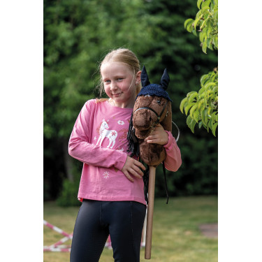 Boné anti-moscas Hobby Horsing HKM Azul escuro