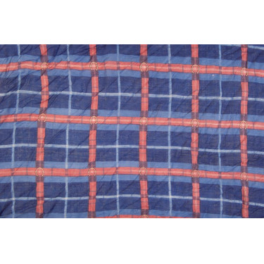 Lenço HKM Horseshoe 85 cm x 85 cm Azul escuro / bordô Lenço HKM Horseshoe 85 cm x 85 cm Azul escuro / bordô
