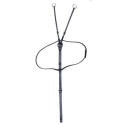 Martingale HKM de couro Preto