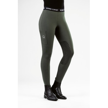 Legging Wien Style com reforços em silicone HKM Legging Wien Style com reforços em silicone HKM