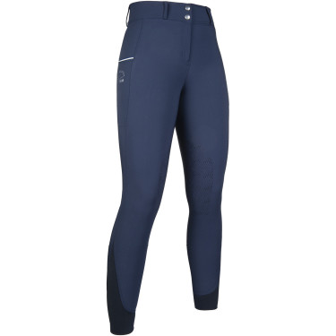 Calças Comfort Flo Style com joelheiras de silicone HKM Calças Comfort Flo Style com joelheiras de silicone HKM