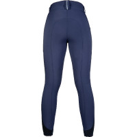 Calças Comfort Flo Style com joelheiras de silicone HKM Azul escuro Calças Comfort Flo Style com joelheiras de silicone HKM Azul escuro