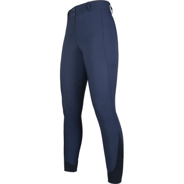 Calças Comfort Flo Style com joelheiras de silicone HKM Calças Comfort Flo Style com joelheiras de silicone HKM