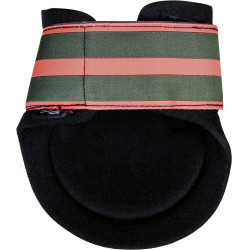 Protetores de boleto Equestrian Stripes HKM Verde escuro Protetores de boleto Equestrian Stripes HKM Verde escuro