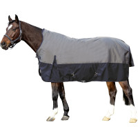 Cobertura highneck HKM Edmonton 1680D 300g Cinza / preto Cinzento Cobertura highneck HKM Edmonton 1680D 300g Cinza / preto Cinzento
