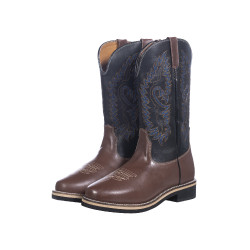 Botas western Softy cow HKM Castanho