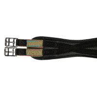 Cinta em PVC pespontada elástica HKM Preto Cinta em PVC pespontada elástica HKM Preto
