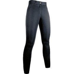 Calça Rosegold Glamour Style fundo integral Alos HKM Preto / dourado rosa Calça Rosegold Glamour Style fundo integral Alos HKM Preto / dourado rosa