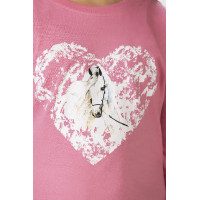 Polo de mangas compridas Horse Spirit HKM Rosa Polo de mangas compridas Horse Spirit HKM Rosa