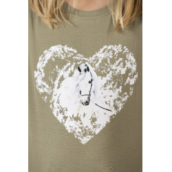 Polo de mangas compridas Horse Spirit HKM Cinza verde Polo de mangas compridas Horse Spirit HKM Cinza verde