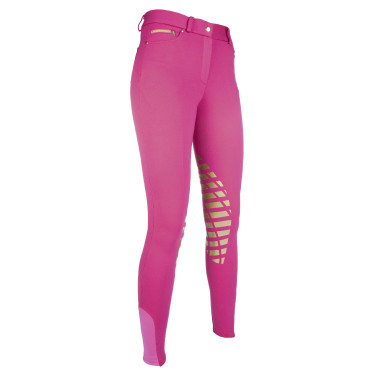 Calça Soft com joelheiras de silicone HKM Calça Soft com joelheiras de silicone HKM