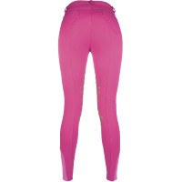 Calça Soft com joelheiras de silicone HKM Rosa Calça Soft com joelheiras de silicone HKM Rosa