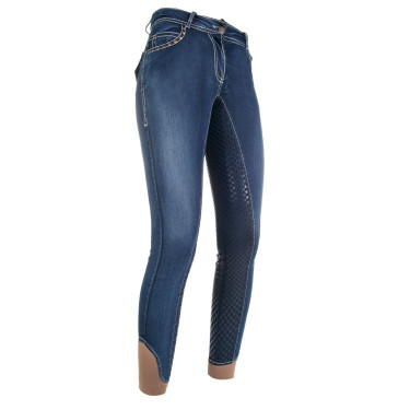Calça Pasadena Summer Denim com fundo integral em s. HKM Calça Pasadena Summer Denim com fundo integral em s. HKM