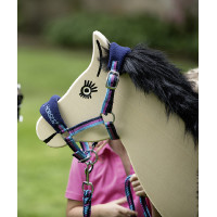 Cabresto Funny Horses HKM Azul escuro, azul, rosa escuro Multicolor