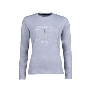 Polo de mangas compridas Equine Sports Style HKM Polo de mangas compridas Equine Sports Style HKM