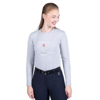 Polo de mangas compridas Equine Sports Style HKM Vermelho Polo de mangas compridas Equine Sports Style HKM Vermelho