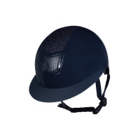 Capacete Shiny Diamond HKM Azul escuro
