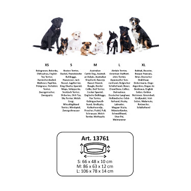 Cama para cão Anam Cara oval HKM Cama para cão Anam Cara oval HKM
