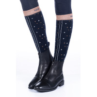 Meias Minimal HKM Azul-marinho / camelo