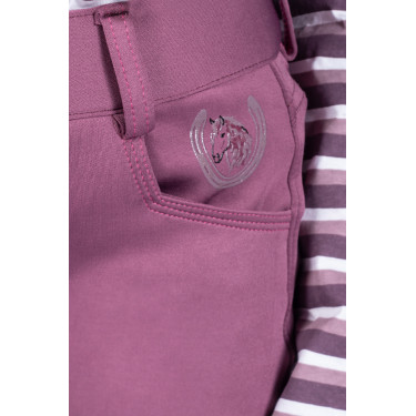 Calça Alva com fundo integral em silicone HKM Calça Alva com fundo integral em silicone HKM
