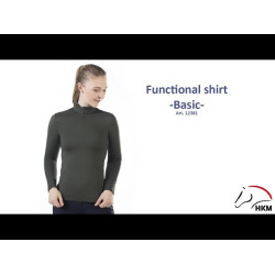 Camiseta técnica HKM Basic de mangas compridas Camiseta técnica HKM Basic de mangas compridas