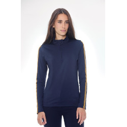 Polo Harcour Pistach mulher Marinho