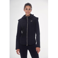 Casaco bimatéria Harcour Hadar feminino Preto