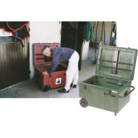 Mala de Rodas para Trotadores La Gée Castanho Mala de Rodas para Trotadores La Gée Castanho