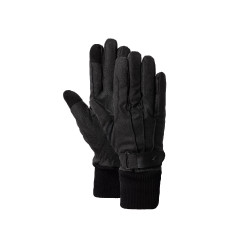 Luvas de couro PU forradas com lã polar Horze Luvas de couro PU forradas com lã polar Horze