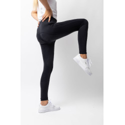 Legging de equitação com grip de silicone completo Madison infantil Horze Azul-marinho escuro