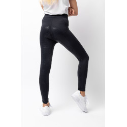 Legging de equitação com grip de silicone completo Madison infantil Horze Azul-marinho escuro