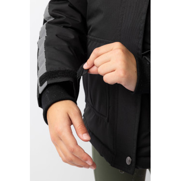 Casaco infantil WinterRider Horze Preto Casaco infantil WinterRider Horze Preto