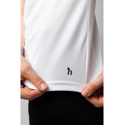 Polo funcional de mangas curtas Denise feminino Horze Branco
