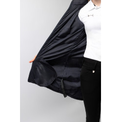 Casaco acolchoado longo Horze Charlotte feminino Azul-marinho escuro Casaco acolchoado longo Horze Charlotte feminino Azul-marinho escuro