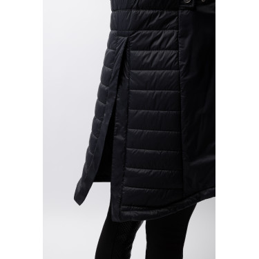 Casaco acolchoado longo Horze Charlotte feminino Azul-marinho escuro Casaco acolchoado longo Horze Charlotte feminino Azul-marinho escuro