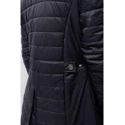 Casaco acolchoado longo Horze Charlotte feminino Azul-marinho escuro Casaco acolchoado longo Horze Charlotte feminino Azul-marinho escuro